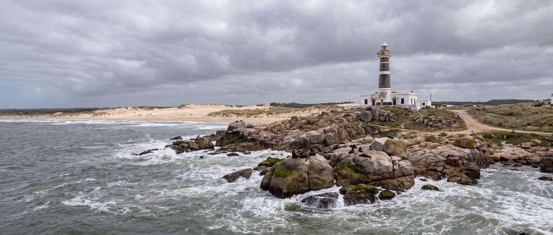 Wide view of Cabo Polonio, Rocha Department.