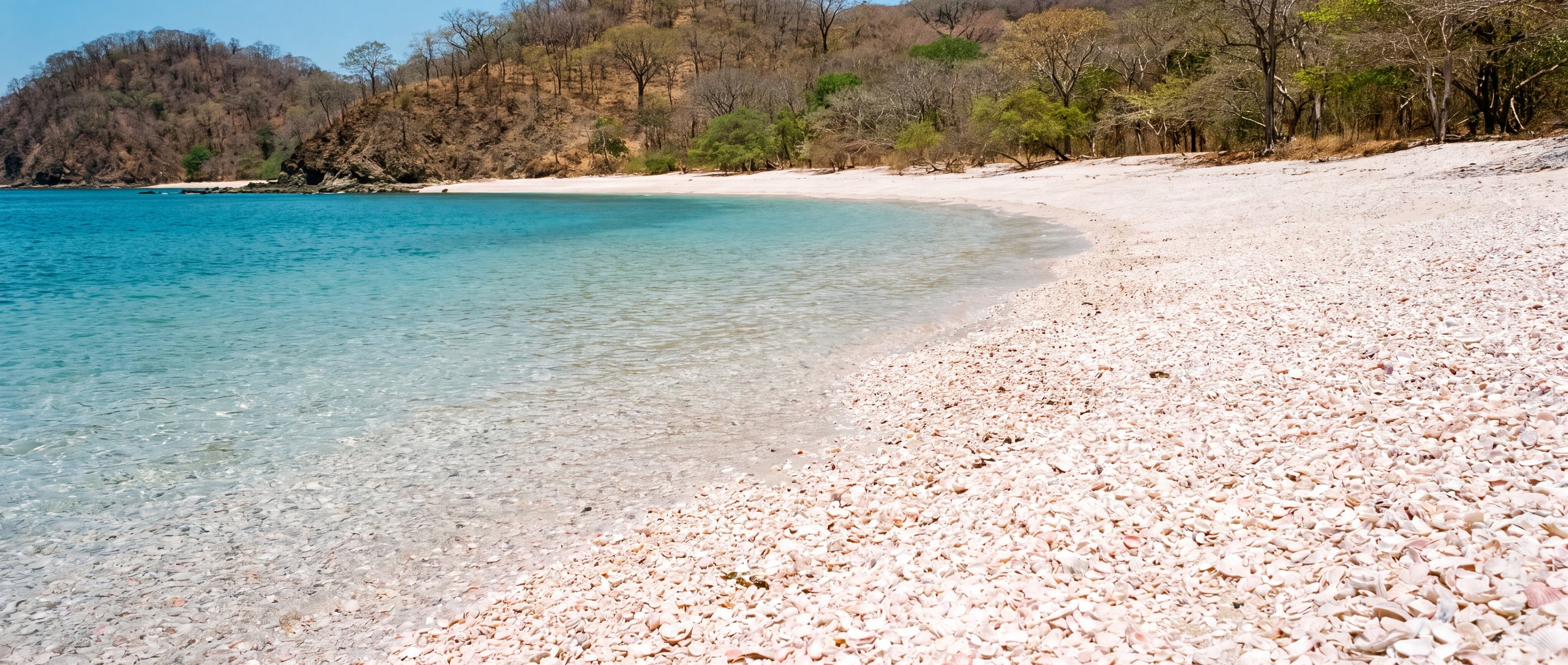 Wide view of Playa Conchal, Guanacaste.