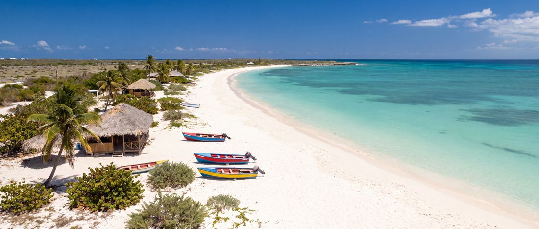 Wide view of Shoal Bay East, Anguilla.