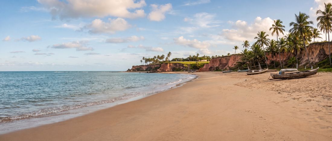 Wide view of Trancoso, Bahia.