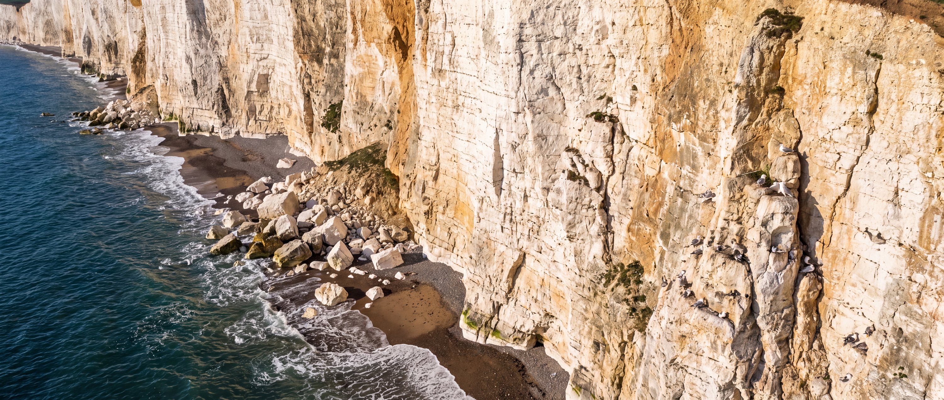 Cliff-backed beaches