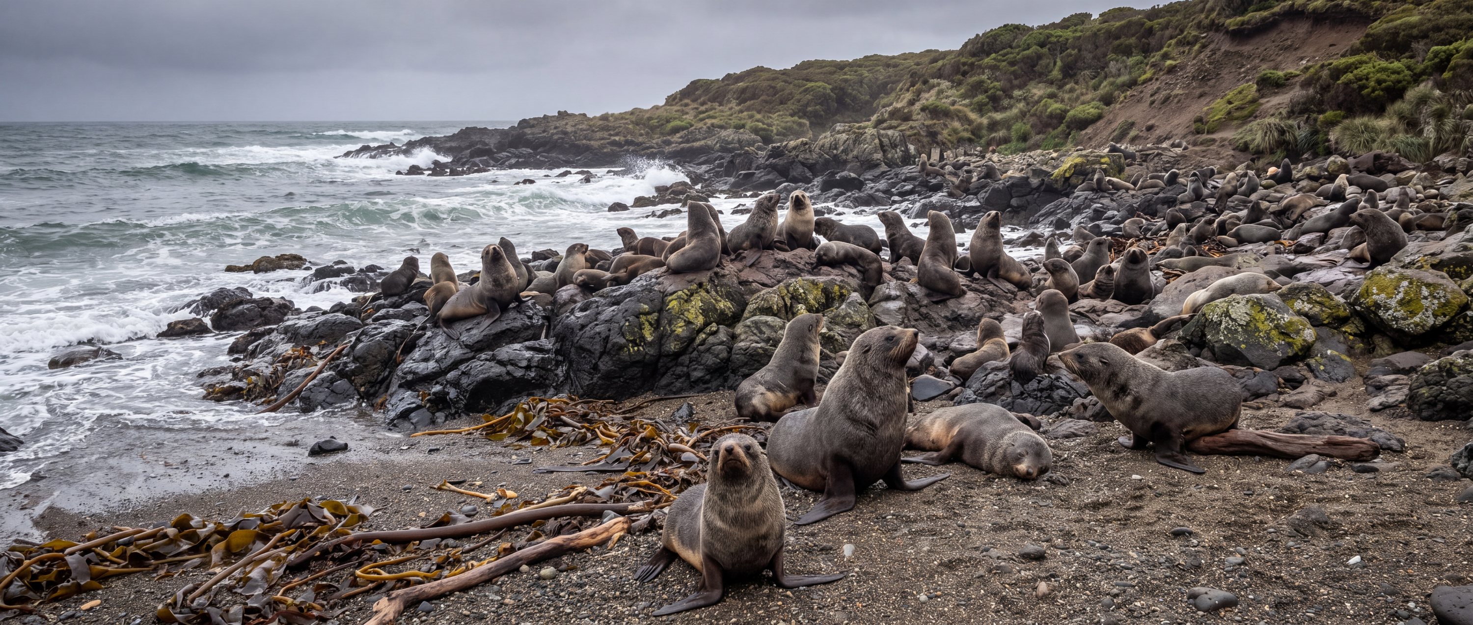 Seal and penguin beaches