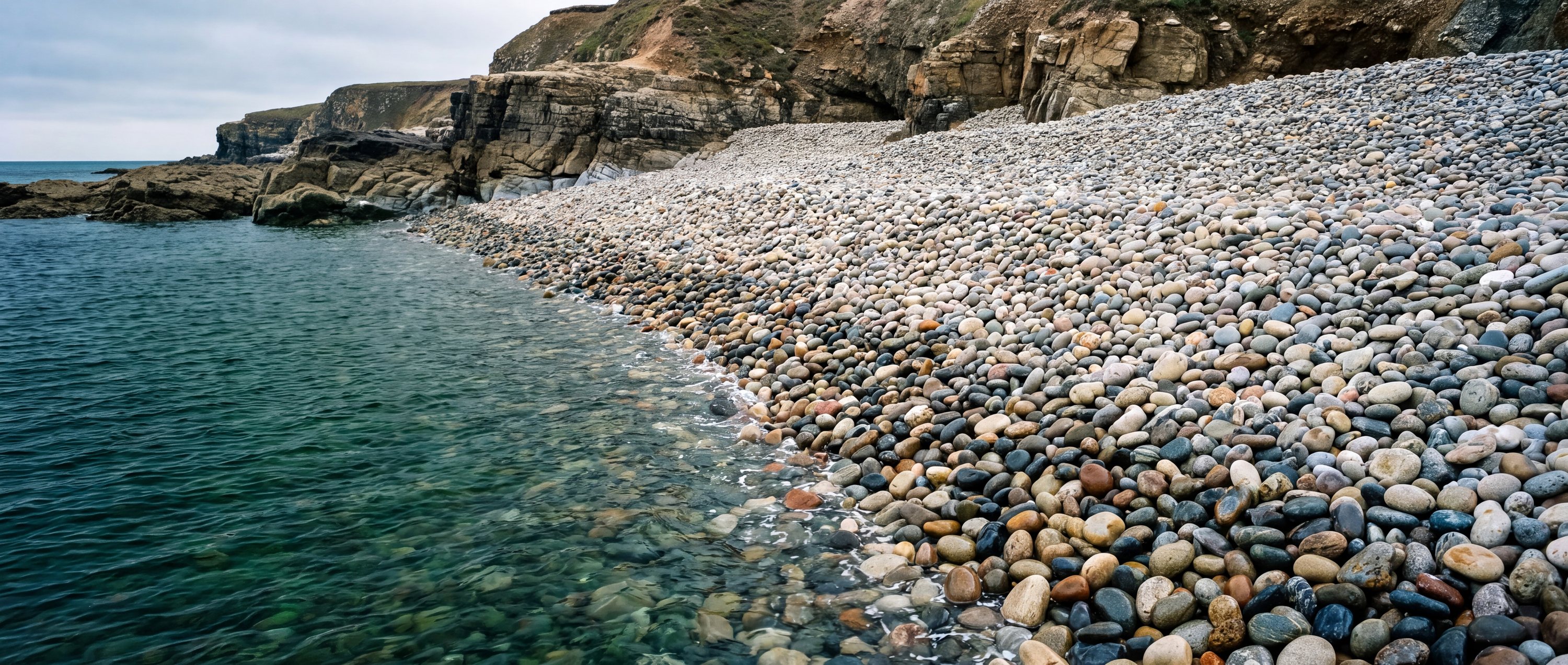 Shingle and pebble beaches